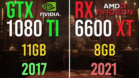 rx 6600 vs 1080 ti